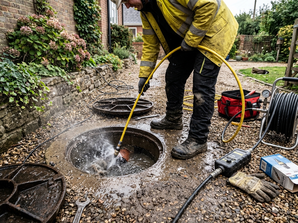 High Pressure Drain Cleaning